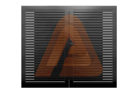 001 4.png | ALU20 Horizontal Gate Frame 4' x 6' | Aluglobusfence.com