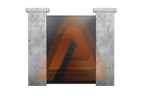 ALU60 Horizontal Fence 2.jpg | ALU60-TNG 6'X6' FENCE KIT | Aluglobusfence.com