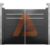 ALU60 Horizontal Pedestrian Gate Double Swing.jpg | ALU60-TNG DOUBLE SWING DIY GATE KIT | Aluglobusfence.com