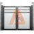 ALU60 Horizontal Pedestrian Gate Double Swing Vinil.jpg | ALUVINYL HORIZONTAL DOUBLE SWING DIY GATE 12' x 6' | Aluglobusfence.com