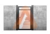 ALU60 Horizontal Pedestrian Gate Single Swing Vinil.jpg | ALUVINYL HORIZONTAL DIY GATE KITS 4' x 6' | Aluglobusfence.com