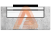 ALU60 Vinil Wall topper.png | ALUVINYL HORIZONTAL WALL TOPPER KIT 2' x '3 | Aluglobusfence.com