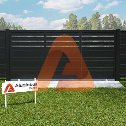 ALU60HorizontalDrivewayGate 1800x.jpg | HD S.G GATE Alu60 T&G Contractor Line 12' x 6' Sliding Gate Kit 1/2 GAP | Aluglobusfence.com