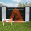 ALU60HorizontalPedestrianGateDoubleSwing 1800x 1.jpg | ALU60 T&G Aluminum Universal DIY Double Swing Gate Kit | Aluglobusfence.com