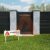 ALU60HorizontalPedestrianGateSingleSwing 1800x.jpg | 6.3ALU60 SLAT T&G HORIZONTAL GATE KIT 6′ x 6′ – Premium DIY Gate for Privacy & Style | Aluglobusfence.com