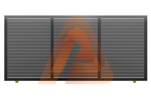 ALV15 Horizontal Driveway Gate.jpg | ALU15 HORIZONTAL SLIDING GATE KIT 12′ X 6′ – Modern, Durable & Space-Saving | Aluglobusfence.com