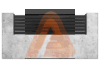 ALV40 Horizontal wall topper.png | ALU40 WALL TOPPER KIT 6' x 2' | Aluglobusfence.com