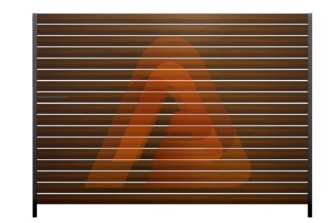photo 2024 10 12 00.01.18.jpg | H.D Alu40 6.3 WoodGrain SLAT Contractor Line 6' x 4' Fence Panel Frame | Aluglobusfence.com