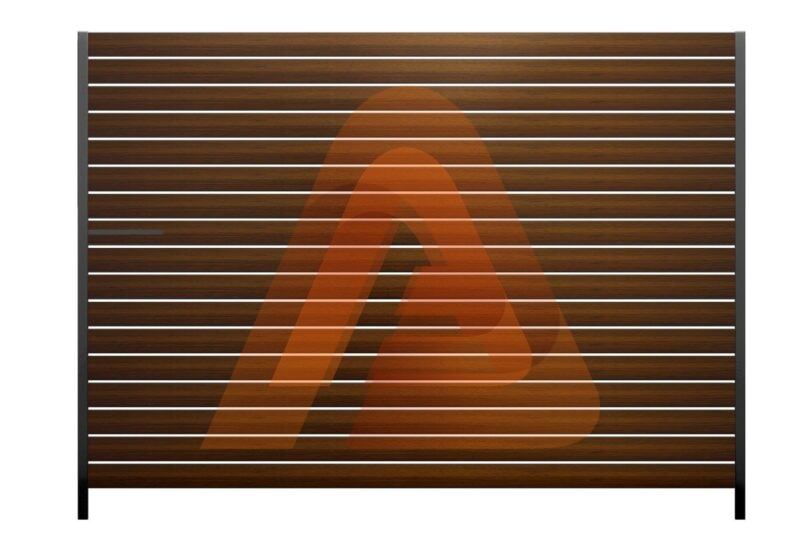 photo 2024 10 12 00.01.18.jpg | H.D Alu40 6.3 WoodGrain SLAT Contractor Line 6' x 4' Fence Panel Frame | Aluglobusfence.com