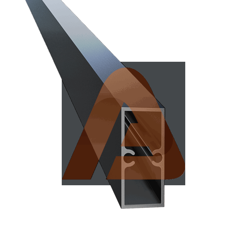 profile 15inch.png | 6ALU15 - Aluminum slat 6'x 3/4 x 1.5" | Aluglobusfence.com