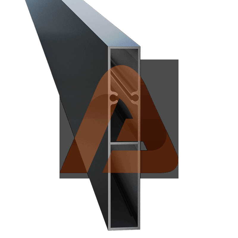 profile 4inch.png | 6.3 ALU50tng 6' TEAK-IPE | Aluglobusfence.com