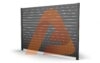 x001 4 1800x.jpg | ALU-40 6.3” Modern Horizontal Fence Kit | 6' x 6’ Heavy-Duty Privacy Fence | Aluglobusfence.com