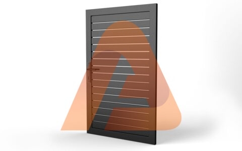 x002 4 1800x.jpg | ALU40 6.3” Universal DIY Horizontal Gate Kit | 4’ x 6’ Gate Kit | Aluglobusfence.com