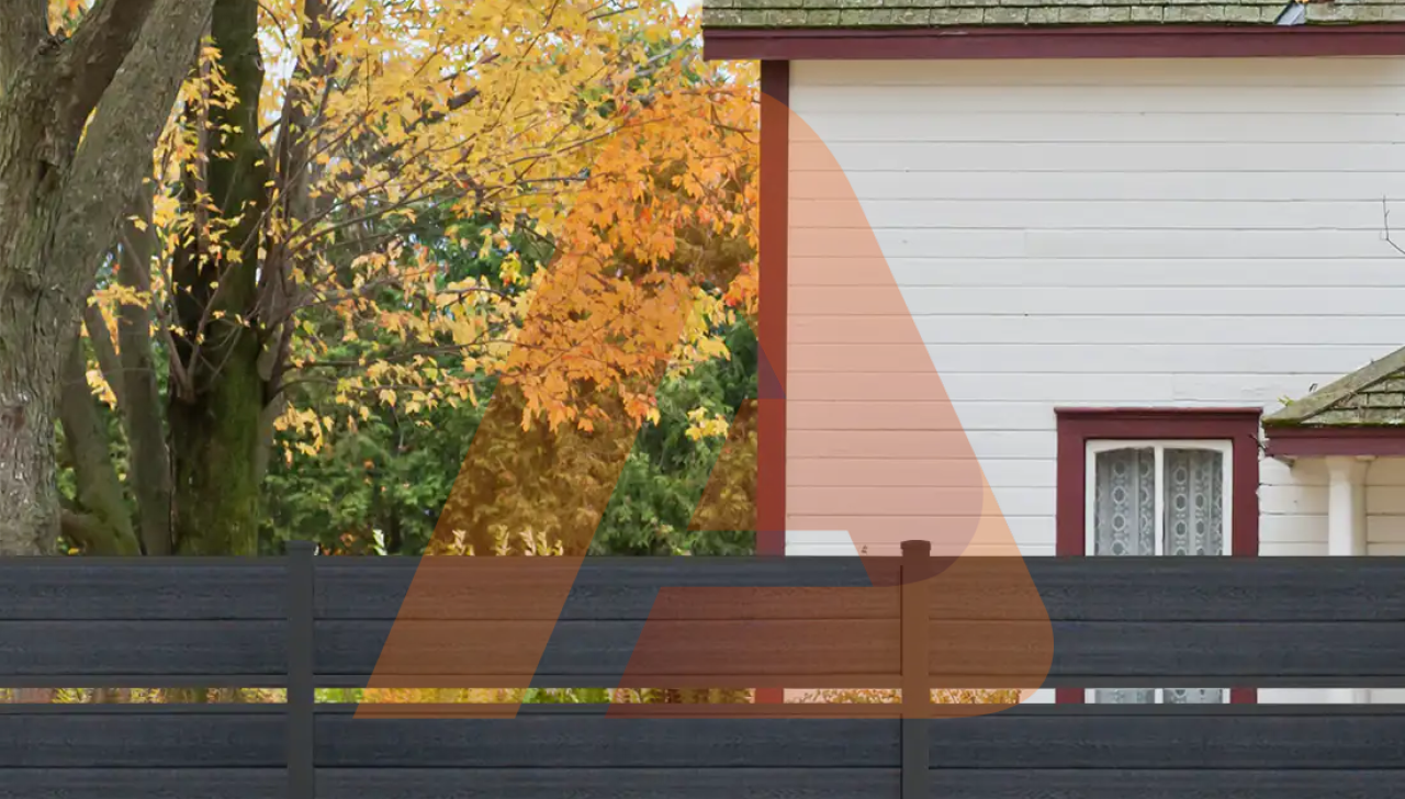 5 x 6Charcoal Black Aluminum 1 | Classic semi-privacy composite fence | Aluglobusfence.com